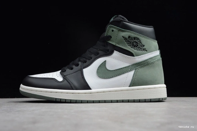 Rep TB Jordan Air Retro Clay 1 Green High OG 555088-135 0805
